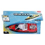 Vehicool Powerboat with Motor and Accessories