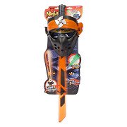 Ninja Lightsaber Light and Sound with Shooting Function and Mask - Orange