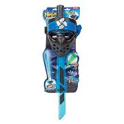 Ninja Lightsaber Light and Sound with Shooting Function and Mask - Blue