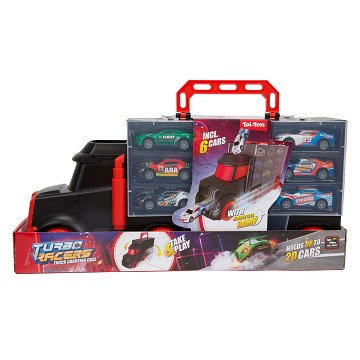 Turbo Racers Truck with 6 Pull-back Race Cars