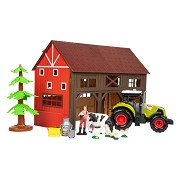 Ackers Ville Farm with Tractor Light and Sound Playset, 12pcs.