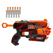 Foam Strikex Launching Pistol Six-Shot Cyclone with 12 Foam Arrows