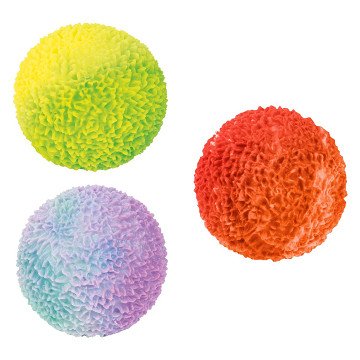 Fun Texture Squeeze Ball Moss Filled with Foam, 8cm