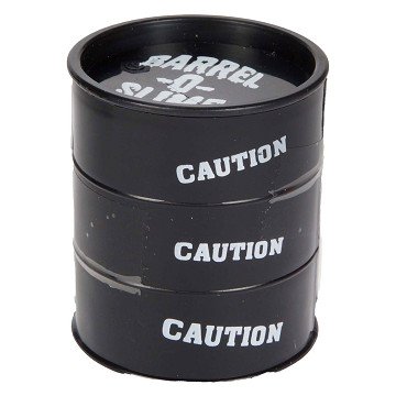 Crazy Slime Zwarte Slijm in Mini Olievat