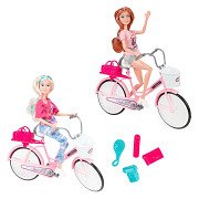 Lauren Fashion Doll on Bicycle with Accessories