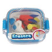 Eraser Mini Set in Glitter Box - Space Travel, 4pcs.
