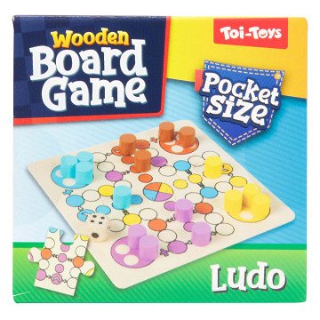 Games Mini Wooden Board Game Ludo
