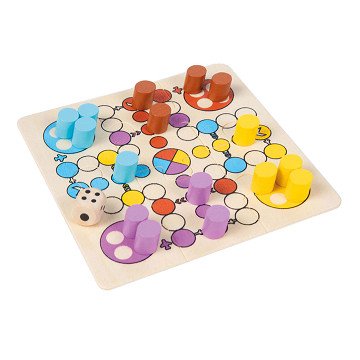 Games Mini Wooden Board Game Ludo