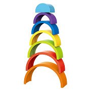 Little Stars Baby Stacking Tower Rainbow, 7pcs.