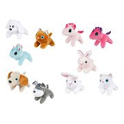 Cuddly Plush Animal in Carrying Case, 10cm