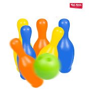 Bowling set Colored, 7 pcs.