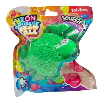 Fun Squeeze Ball Neon Mesh, 6 cm