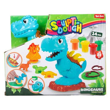 Sculptidough Clay Set Dino - 5 Clay Pots