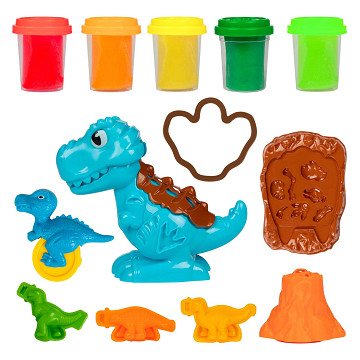 Sculptidough Clay Set Dino - 5 Clay Pots