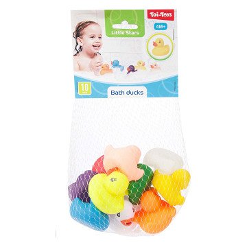 Baby-Quietscheentchen, 10 Stück.