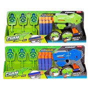 Foam Strikex Pistool met XL Foampijlen en Target - 10dlg.