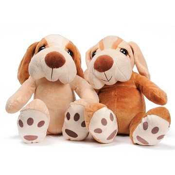 Lobbes Knuffel - Hond, 25cm