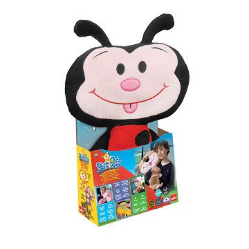 Seat Pets Car Seat Belt Cuddly Toy - Ladybug
