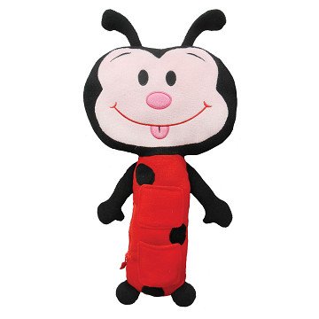 Seat Pets Car Seat Belt Cuddly Toy - Ladybug