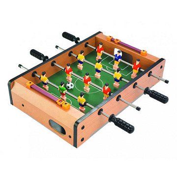 Houten Mini Tafelvoetbal, 34cm