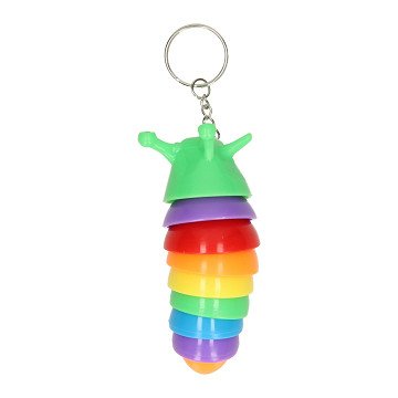 Keychain Caterpillar Rainbow