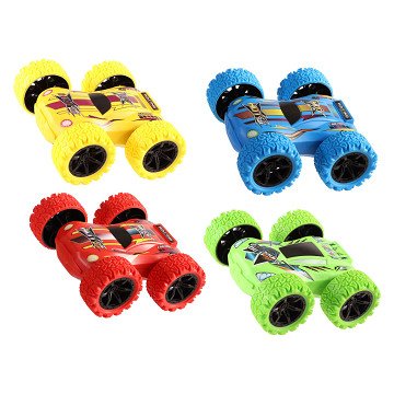 Reversible Stunt Car with Friction, 12cm