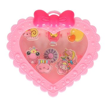 Ringe in Schmuckbox Herz, 8 Stk.