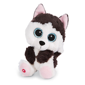 Nici Glubschis Plush Cuddly Toy Husky Barkley, 15cm