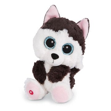 Nici Glubschis Plush Cuddly Toy Husky Barkley, 15cm