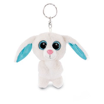 Nici Glubschis Plüsch-Schlüsselanhänger Hase Wolli-Dot, 9cm