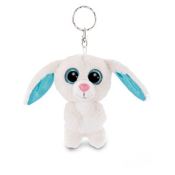 Nici Glubschis Plüsch Schlüsselanhänger Hase Wolli-Dot, 9cm