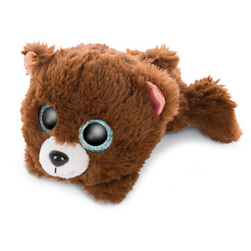 Nici Glubschis Plush Cuddly Toy Lying Bear Mr Cuddle, 15cm