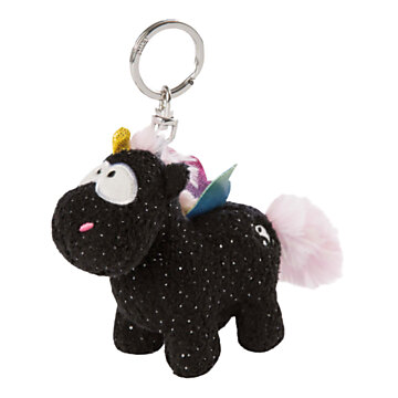 Nici Plush Keychain Unicorn Rainbow Yin, 10cm
