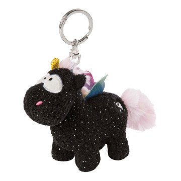 Nici Pluchen Sleutelhanger Eenhoorn Regenboog Yin, 10cm