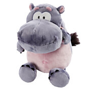 Nici Wild Friends Plush Cuddly Toy Hippopotamus DJ Nilbert, 25cm