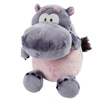 Nici Wild Friends Pluchen Knuffel Nijlpaard DJ Nilbert, 35cm 