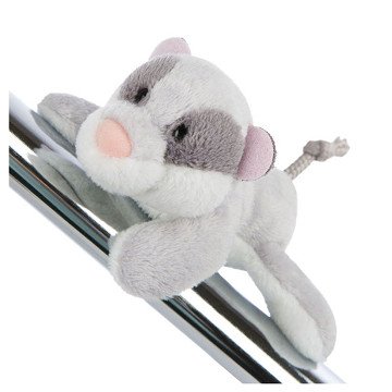 Nici Magnici Pluchen Knuffel Slaapmuis Doramouse met Magneet, 12cm