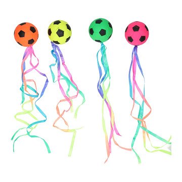 Mini-Fußball mit Schleife, 6 cm