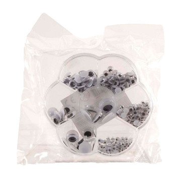 Wiebeloogjes in Opbergdoosje