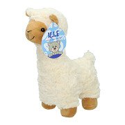 Plush White Alpaca Toy - 28cm