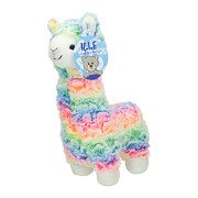 Plush Rainbow Alpaca Toy - 28cm