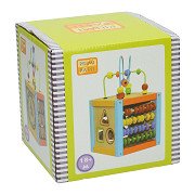 Primi Passi - Aktivitätswürfel aus Holz mit Spirale 5 in 1