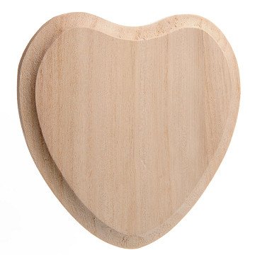 Dekorieren Sie Ihr eigenes Namensschild aus Holz – Herz