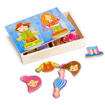 Dress up puzzle Boy and Girl