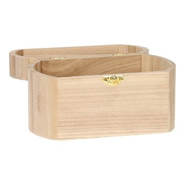 Decorate your own Oval Wooden Box