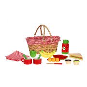 Picknickkorb mit Inhalt