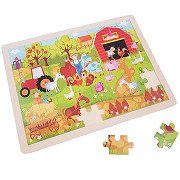 Wooden Jigsaw Puzzle Farm