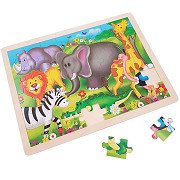 Wooden Jigsaw Puzzle Wild Animals