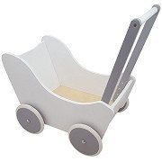 Doll pram White/Silver