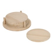 Decorate your own Wooden Coasters, 6pcs.